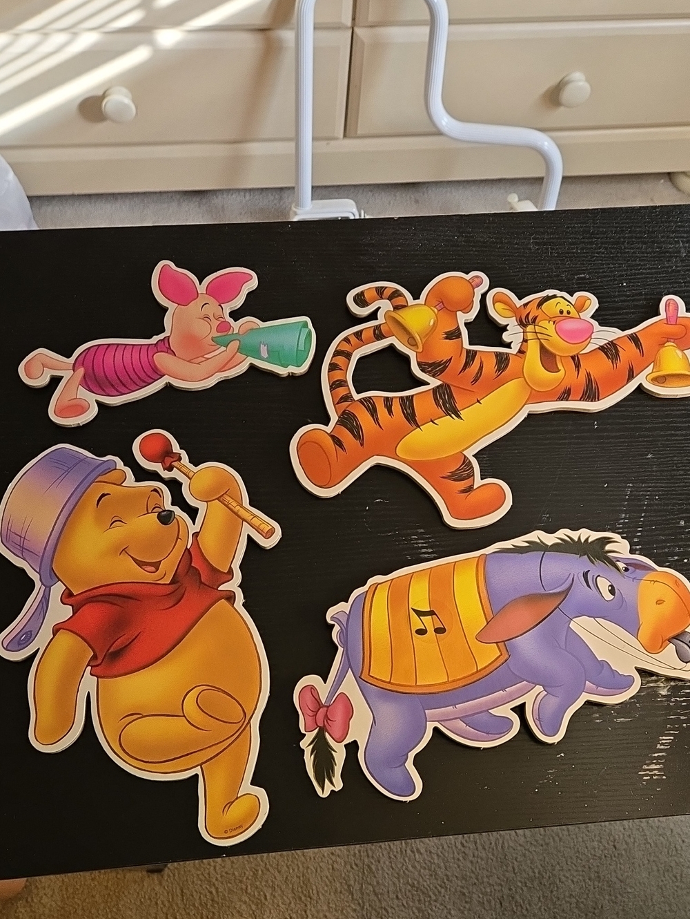 Winnie the Pooh Musical Character Stickers - Multicolor
